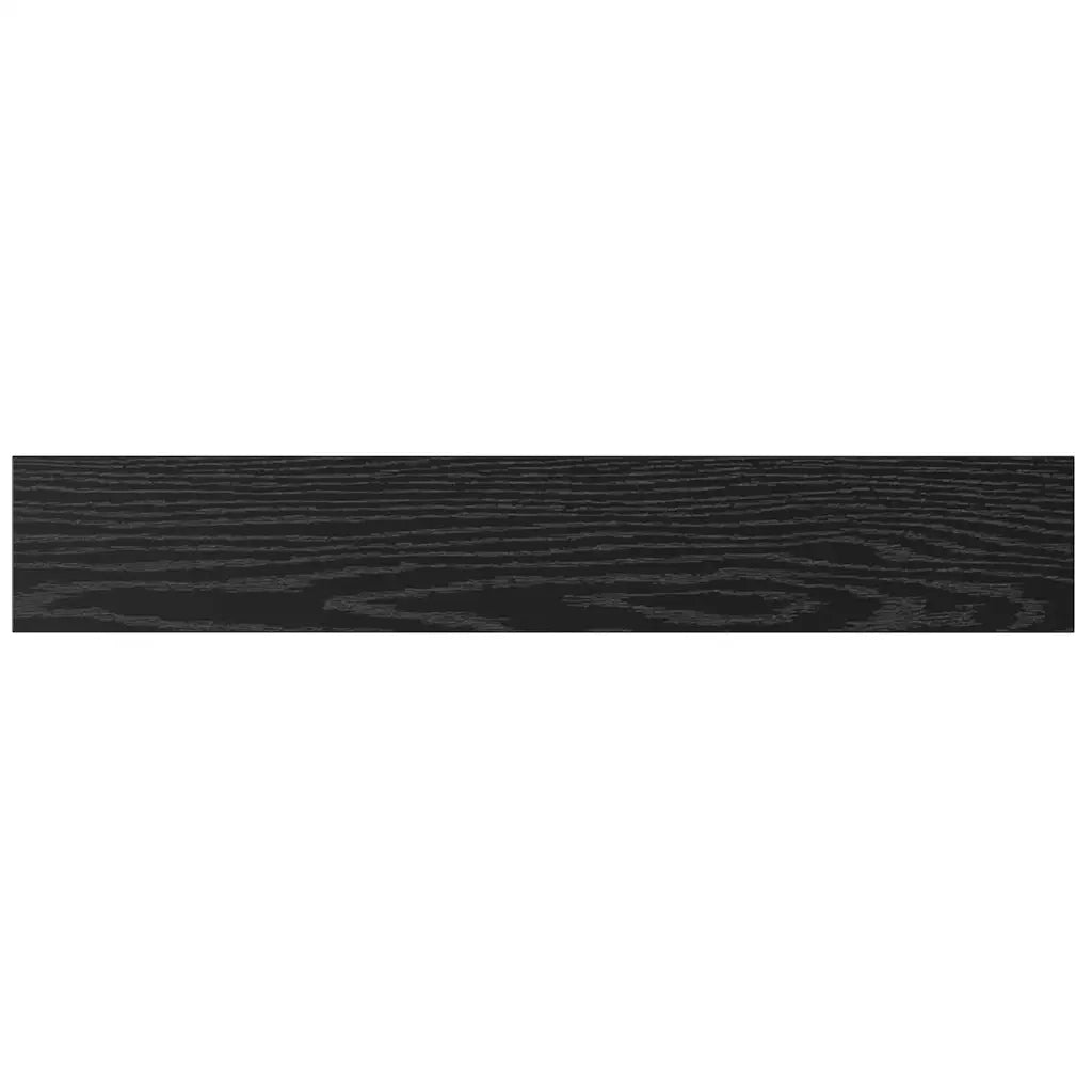 vidaXL Scaffale 4 pcs Nero 60 x 10 x 1.5 cm Legno multistrato