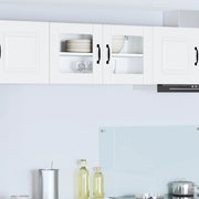 Mobile in vetro da parete LUCCA Bianco 80 x 31 x 40 cm 884944