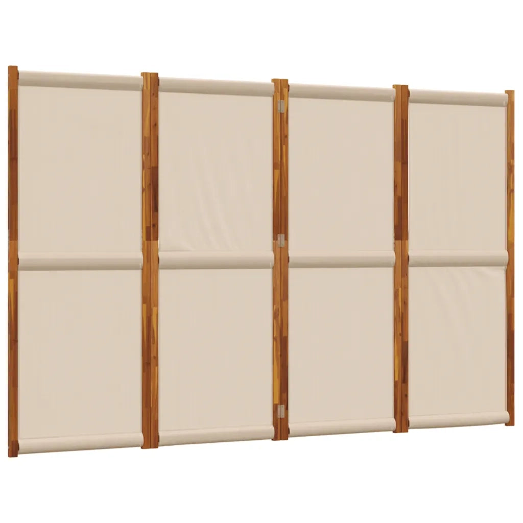 Divisorio a 4 Pannelli Tortora 280x180 cm 4003364