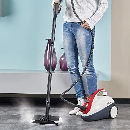 Polti PTEU0268 Vaporetto Smart 30_R Pulitore a Vapore 1800 W 1,6 L 3 bar 12 accessori colore Bianco Rosso