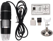 Detectore per capelli - Apparecchio diagnostico portatile - 800x ingrandimento - Detector USB per peli capillari - Immagine nitida - Adatto per la diagnosi della pelle del capo...