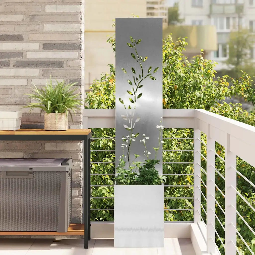Schermo per privacy in giardino Argento 32 x 32 x 150 cm CFW5390035