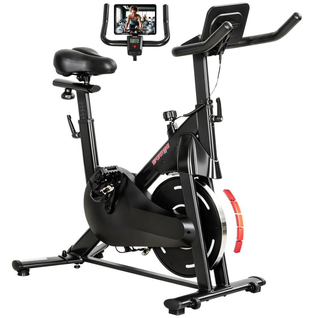 Bicicletta da Camera con Resistenza Magnetica Regolabile ¨C zephmum ¨C LCD Nero