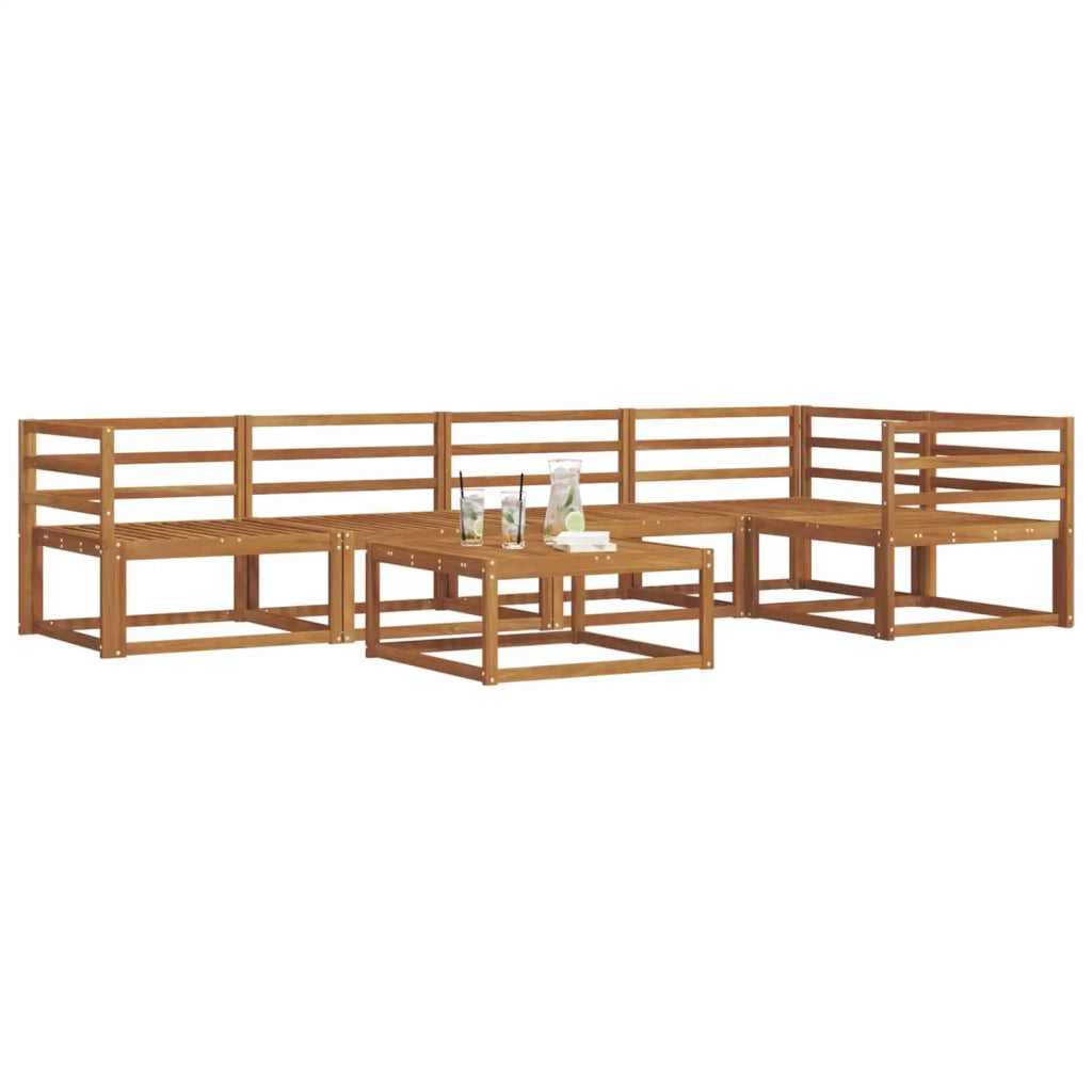 Set di divani da esterno 6 pcs Naturale 3367597