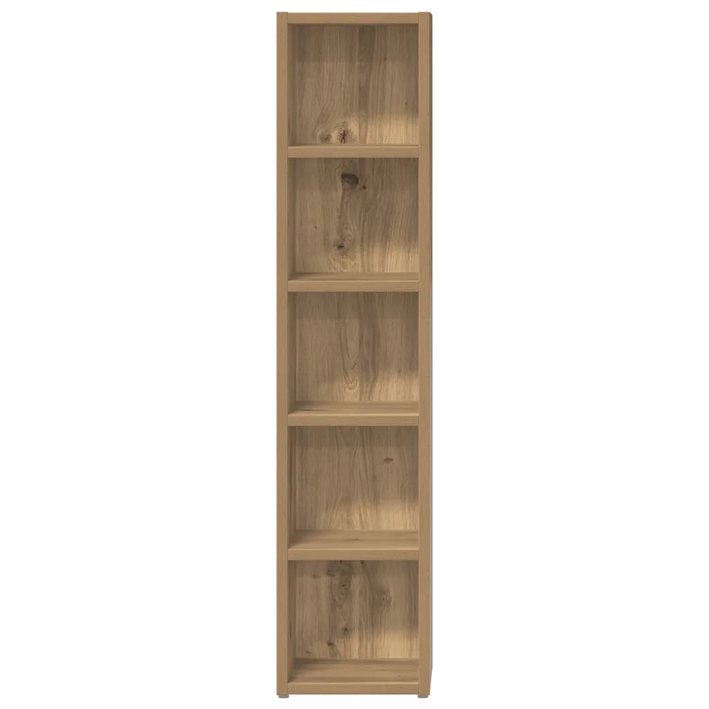 Mobili Porta CD 2pz Rovere Artigianale 21x16x93,5 in Truciolato