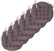 Set di 6 cuscini di forma rotonda con doppia colorazione e imbottitura comoda