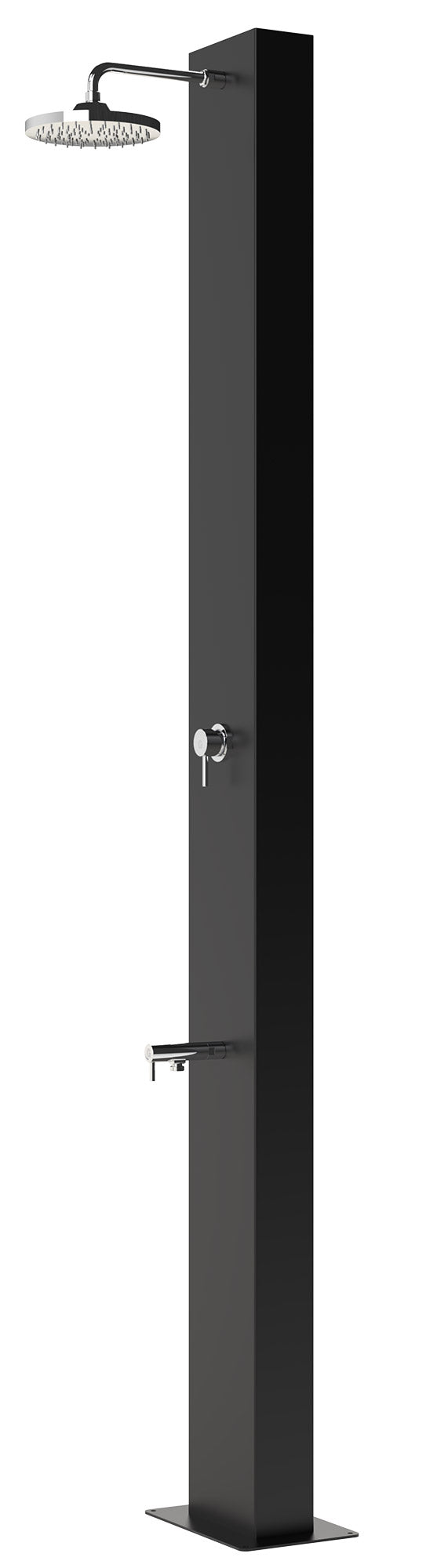 Doccia Solare da Giardino 40L Miscelatore e Lavapiedi Dora Baltea N