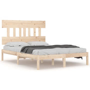 Letto matrimoniale | Letto per adulti | Giroletto in Legno Massello 120x200 cm