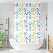 Tenda a Rullo Doccia con Cassonetto 130x240cm Larghezza Tessuto 4015037