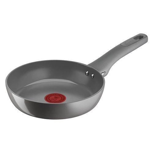 Lagostina Risorsa Padella 20 cm, Rivestimento in Ceramica Antiaderente, Scorrevolezza Ottimale, Thermo-Signal™, Induzione