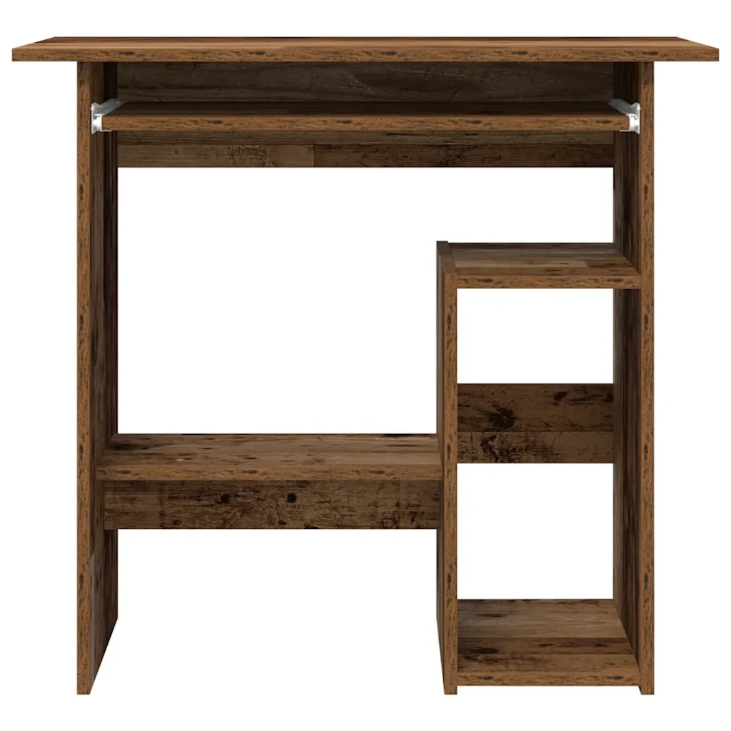 Scrivania Legno Antico 80x45x74 cm in Legno Multistrato