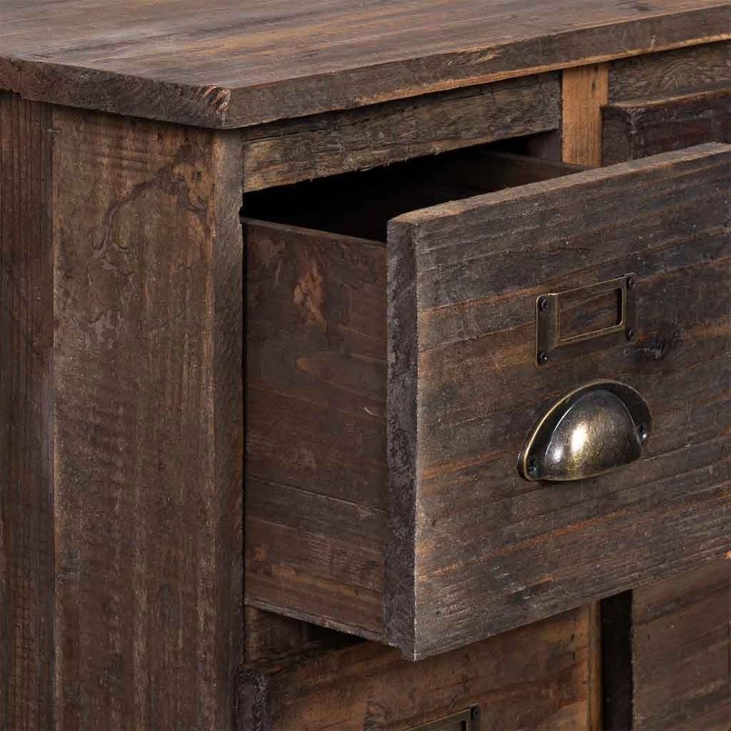 Settimanale in legno con 8 cassetti 48x31x87,5h cm