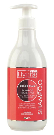 HYDRA VIVA SHAMPOO PROTETTIVA PER CAPELLI COLORATI CON OLIO E PROTEINE DI MANDORLE + GRANO 500 ML