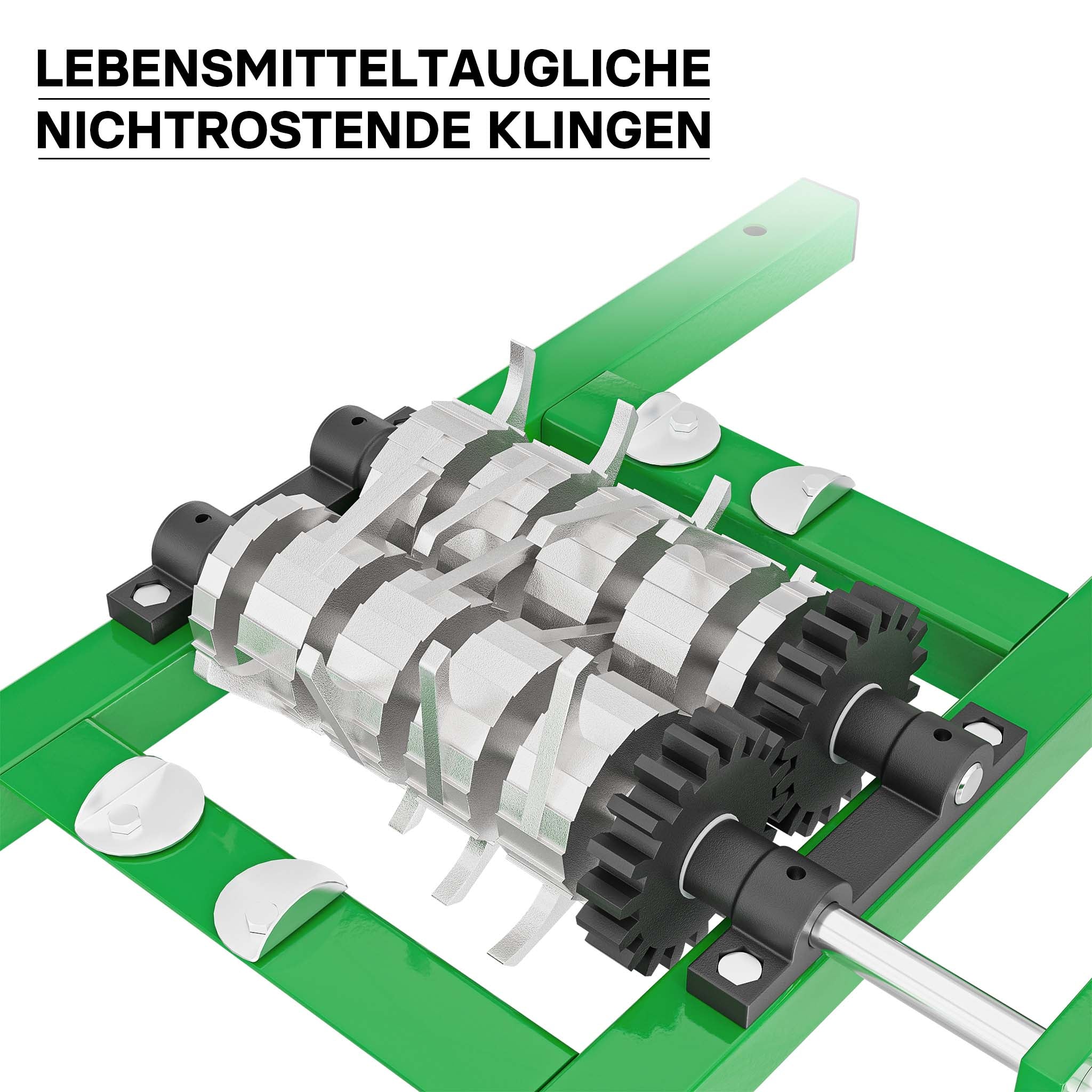 Mulino macina frutta manuale con tramoggia da 7 litri e manovella Trituratore