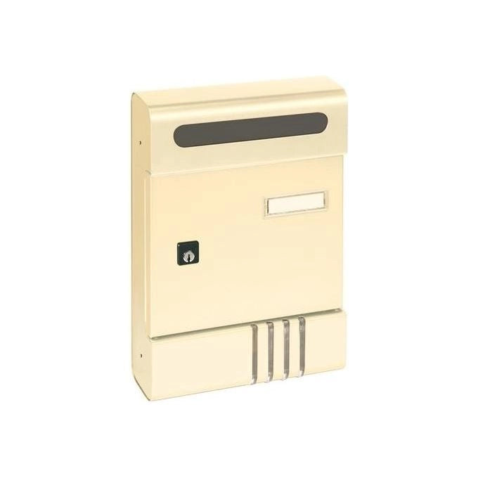 Alubox 65029 Serie SE Cassetta Postale in Alluminio Componibile per Esterno colore Avorio