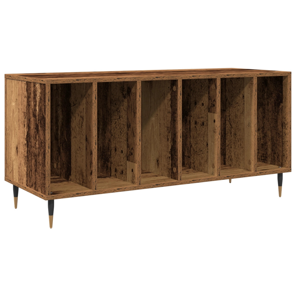 Armadio per dischi  in legno vecchio 100x38x48 cm in legno ingegnerizzato