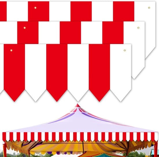 Decorazioni da Parete per Feste - Banners per Festa con Tema Circo - Decorazioni per Compleanno - Decorazioni per 50 Anni - Atmosfera Allegra