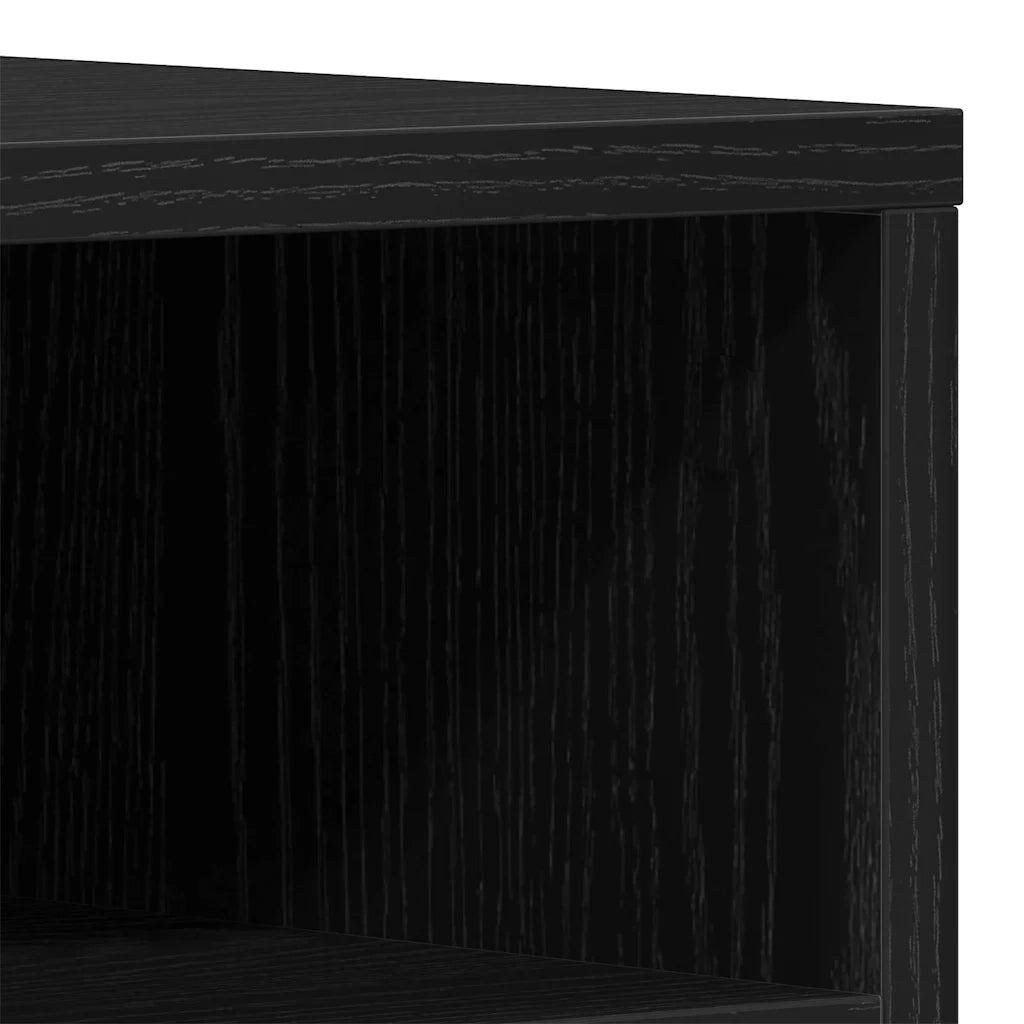 Mobile TV Rovere nero 150 x 30 x 44,5 cm Legno multistrato 862136