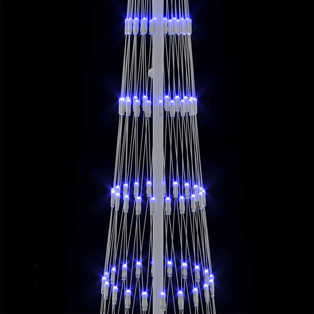 Albero di Natale LED con 290 LED Blu 250 cm Metallo 42018777