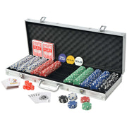 Set da Poker con 500 Chips Alluminio CFW8776819
