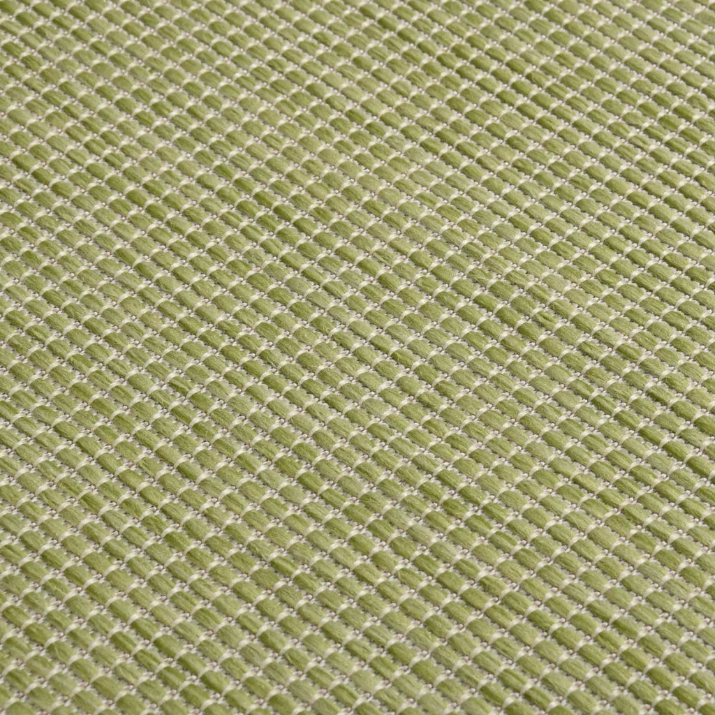 Tappeto da Esterni a Tessitura Piatta 120x170 cm Verde 340809