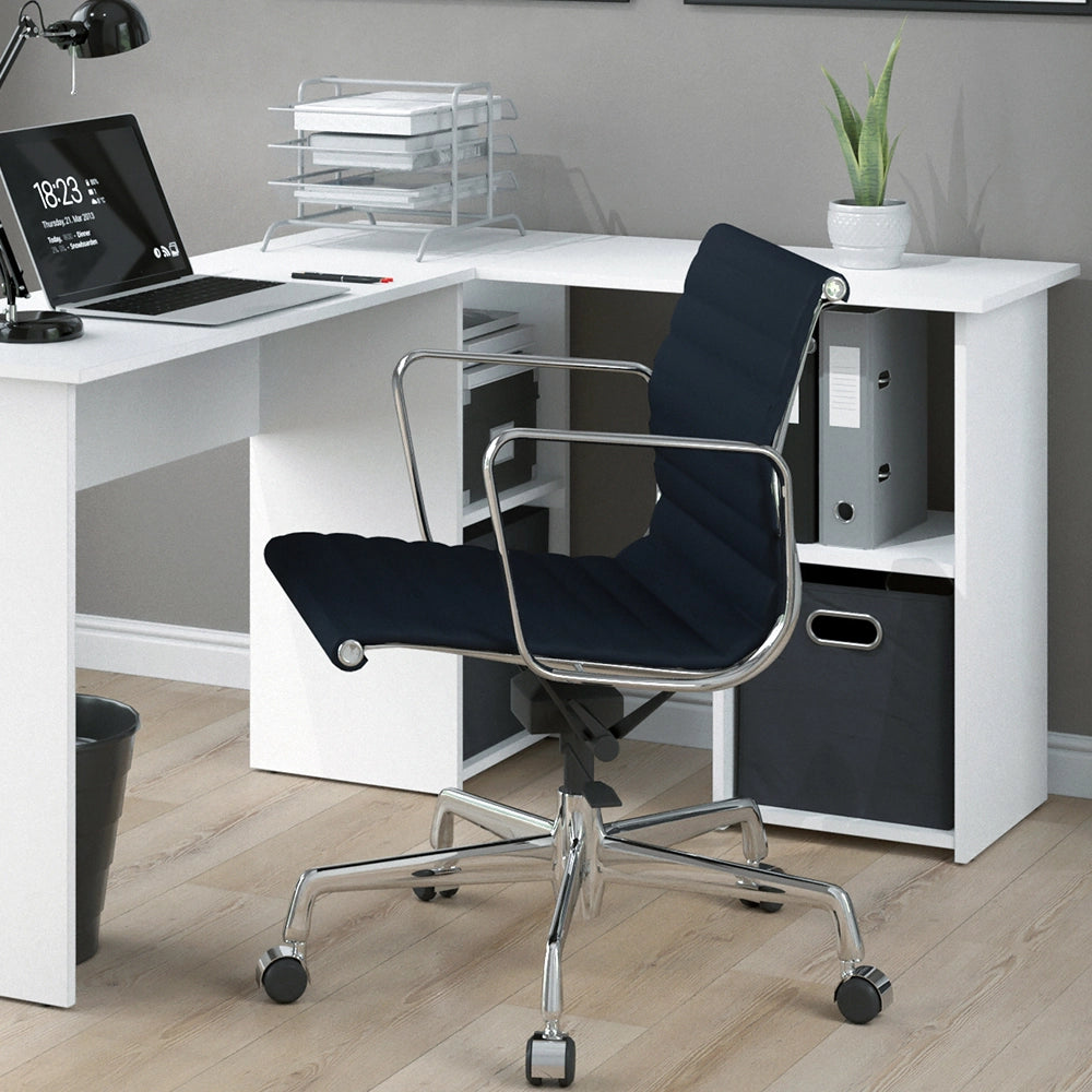 Vicco Scrivania angolare Bianco 136 x 112 cm
