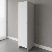 Colonna multiuso 180 cm in PVC con ripiano e vano porta scope Kandy