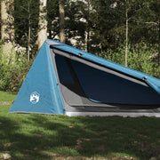 Tenda da Campeggio a Tunnel per 1 Persona Blu Impermeabile 94609