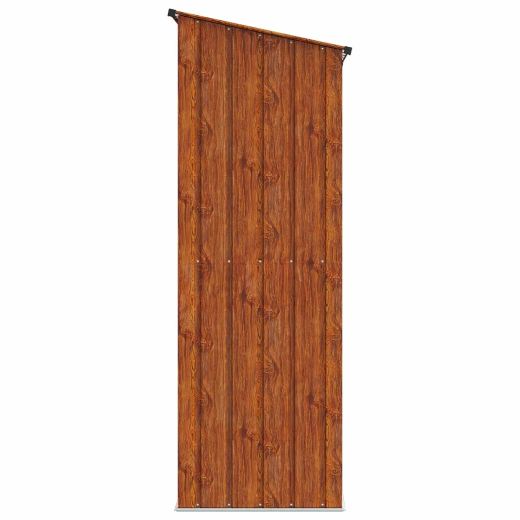 Casette da giardino Marrone 140,5 x 74 x 200 cm Metallo 42011298