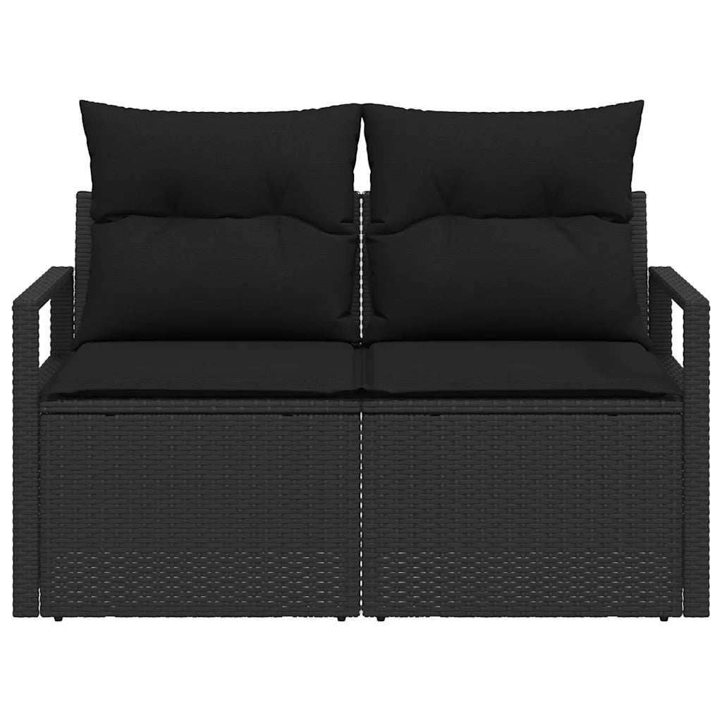 Divano da giardino con cuscino 120 x 62 x 69 cm. polyrattan 42006771