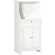 Credenza da Cucina con Ante e Cassetto ¨C Zephmum ¨C 60x40x122,5 cm Bianco