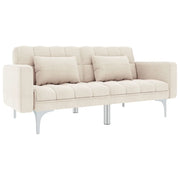 Divano Letto Crema in Tessuto cod mxl 25402