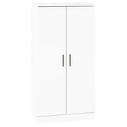 Scarpiera | Mobile per scarpe Bianco Lucido 55x35x108 cm in Legno Multistrato