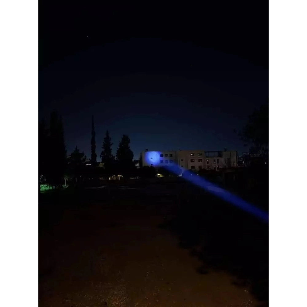 Trade Shop - Torcia Led Ricaricabile Usb Q-d950 Ipx6 Con Luminosità Massima 1000 Lm Per Campeggio Pesca -