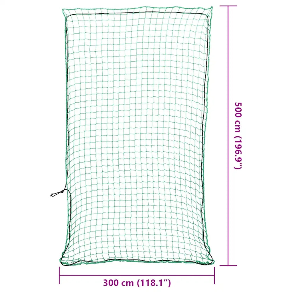 Rete per Rimorchio con Corda Elastica Verde 5x3 m in PP CFW6945298