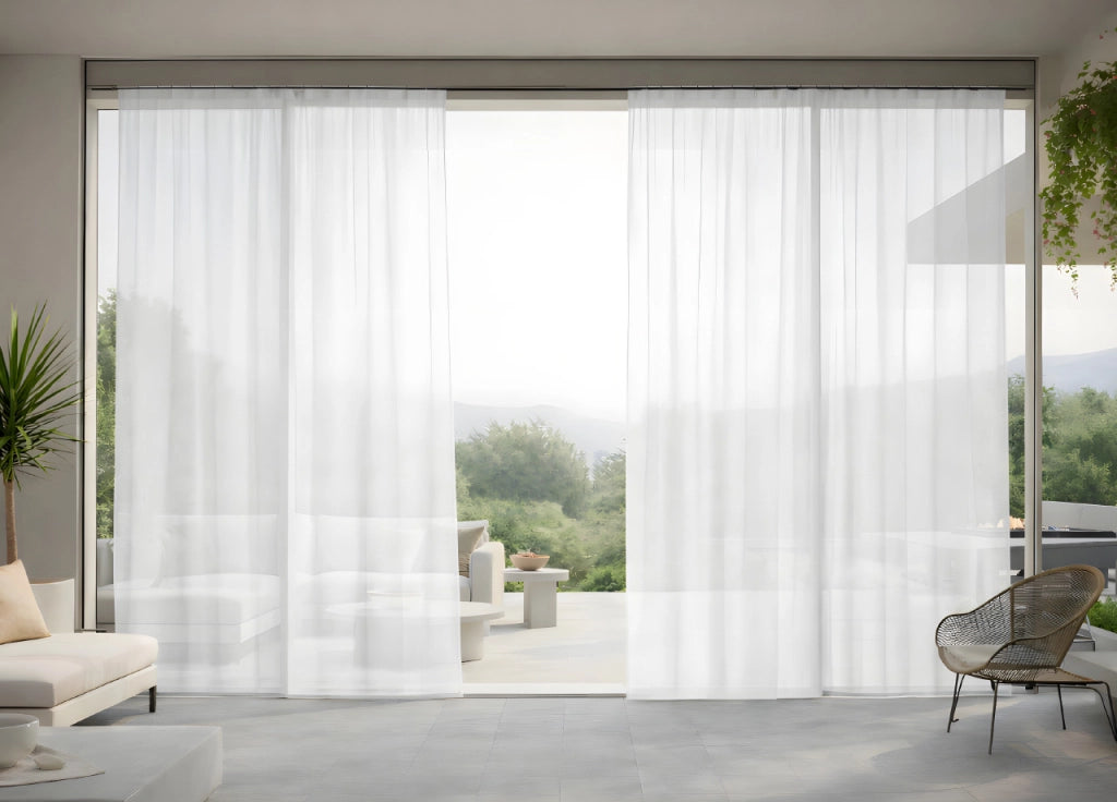 Tenda Zanzariera Per Porta E Finestre Anti Insetti Zanzare Tinta Unita Protezione Mosche Cimici - Zanzariera - Bianco