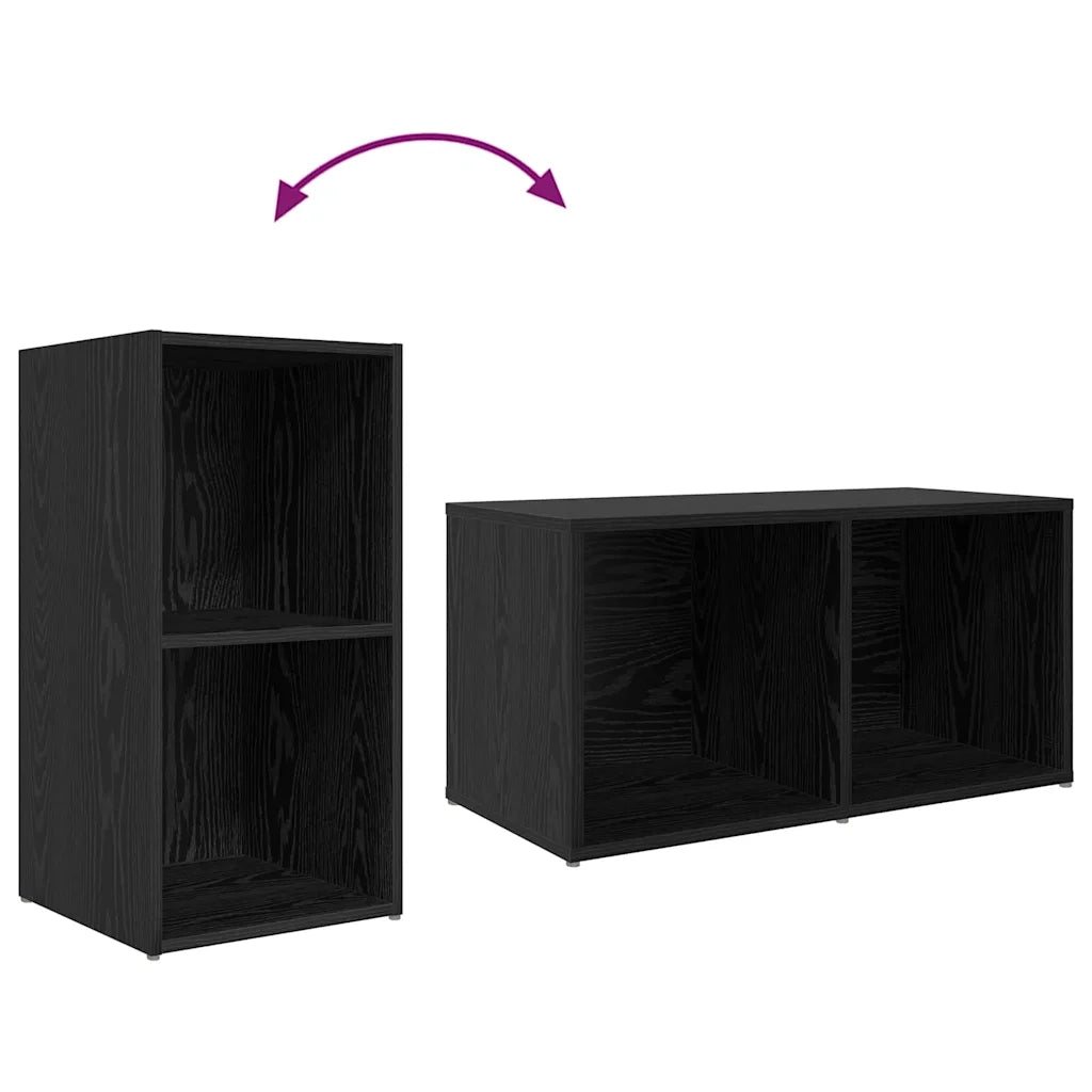 Set mobile TV 72 x 35 x 37 cm Nero Legno ingegnerizzato 875095