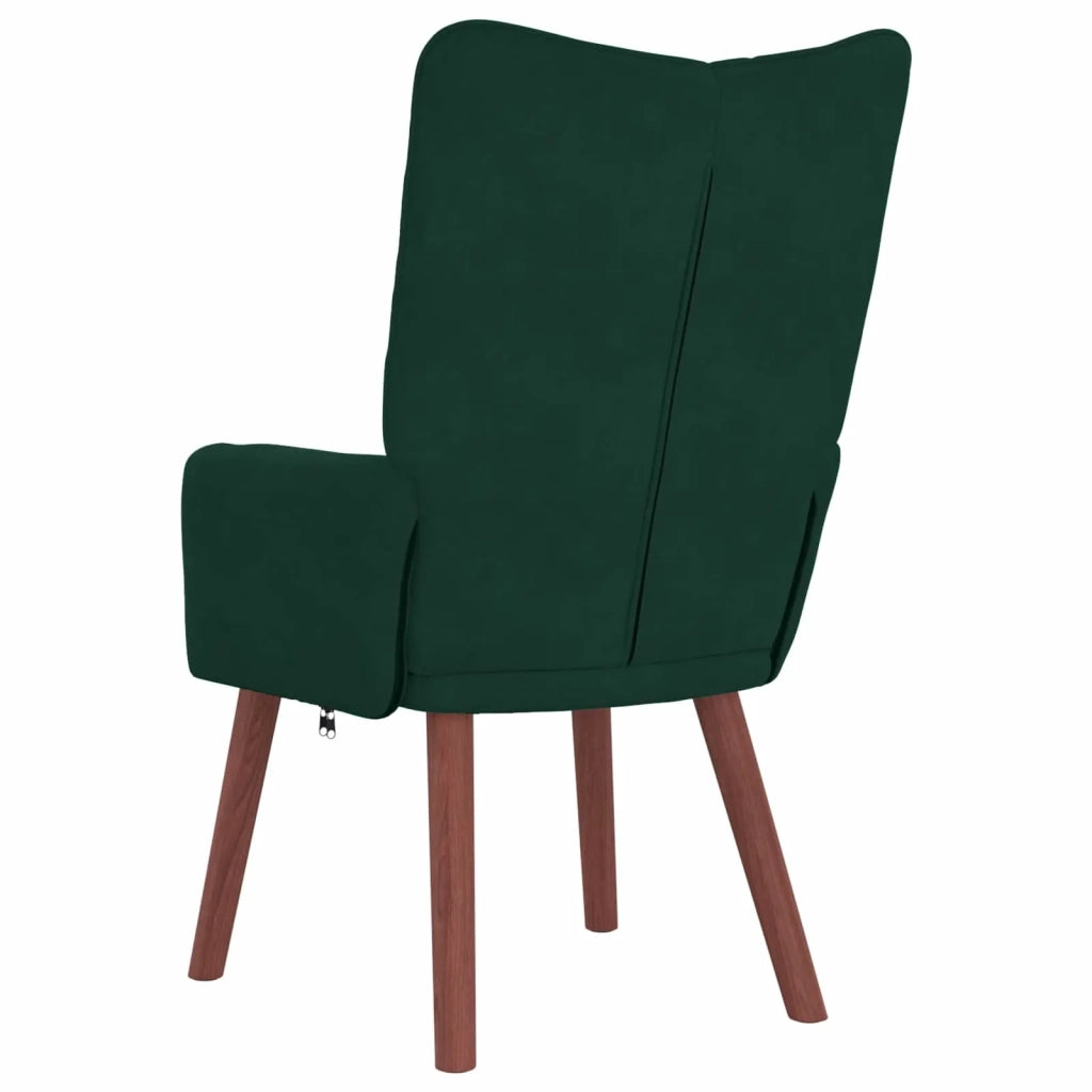 Divano Sedia-Poltrona Verde Scuro 63 x 67 x 94 cm Velluto 675700