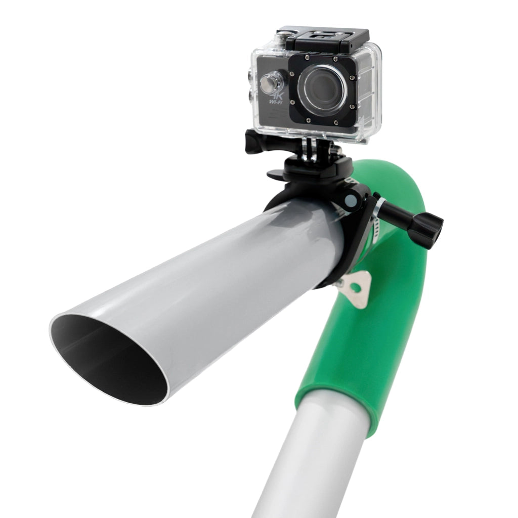 Kit aste 7,2m con telecamera 4K zoom 4x per pulizia grondaie e pluviali