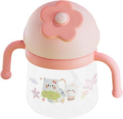 300 ml Biberon Flusso Libero - BPA-inerte canne di bambù - non-immergibile per bambini in età prescolare - biberon con canne di bambù da 6 mesi