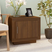 Tavolino da Salotto-Tavolino da soggiorno-Tavolo Rovere Marrone 51x50x45cm Legno Multistrato