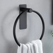 Maniglione per Asciugamani Nero Maniglione senza Foratura per Asciugamani per Cucina e Bagno Autoadesivo Acciaio Inossidabile