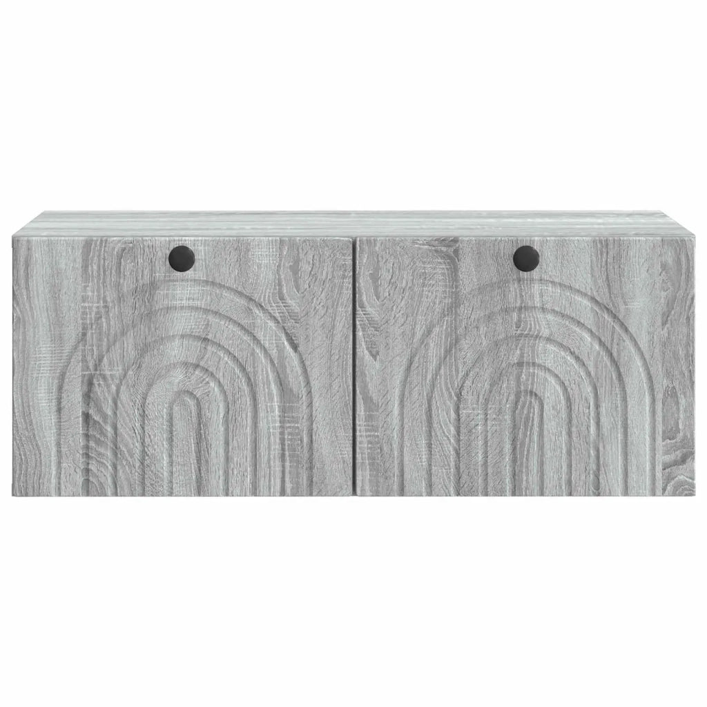 Mobile Porta TV da Muro Grigio Sonoma 78,5 x 41 x 30 cm