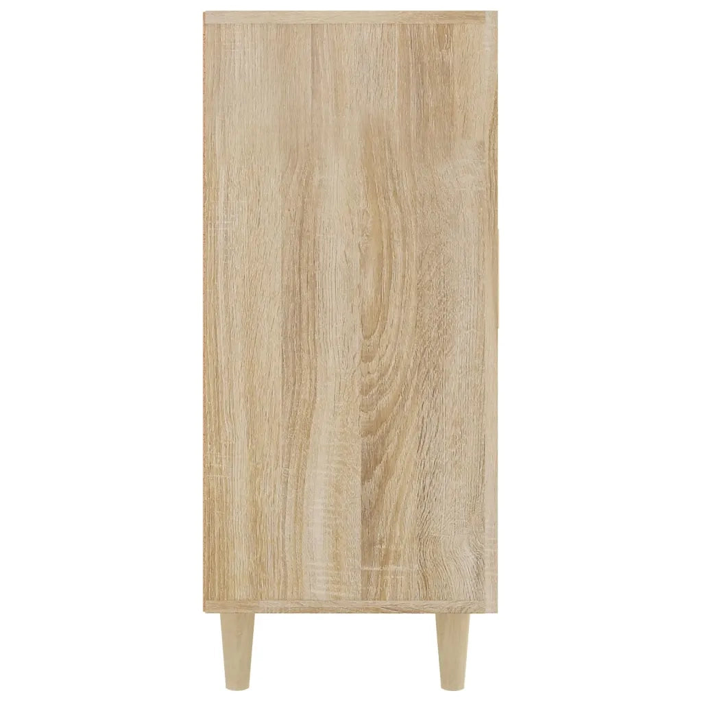 Credenza Rovere Sonoma 90x34x80 cm in Legno Multistrato cod mxl 12385