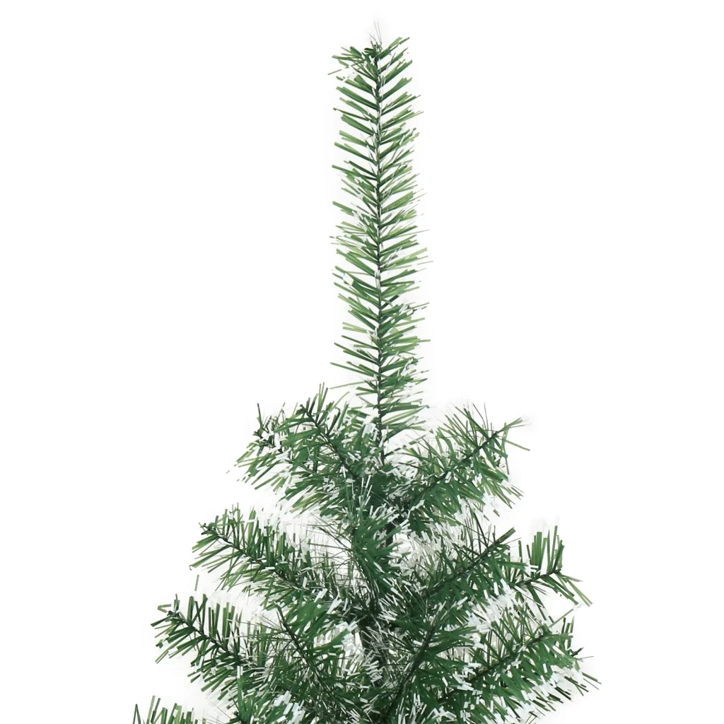 Albero di Natale | Decorazioni natalizie Artificiale con Neve Fioccata Verde 210 cm