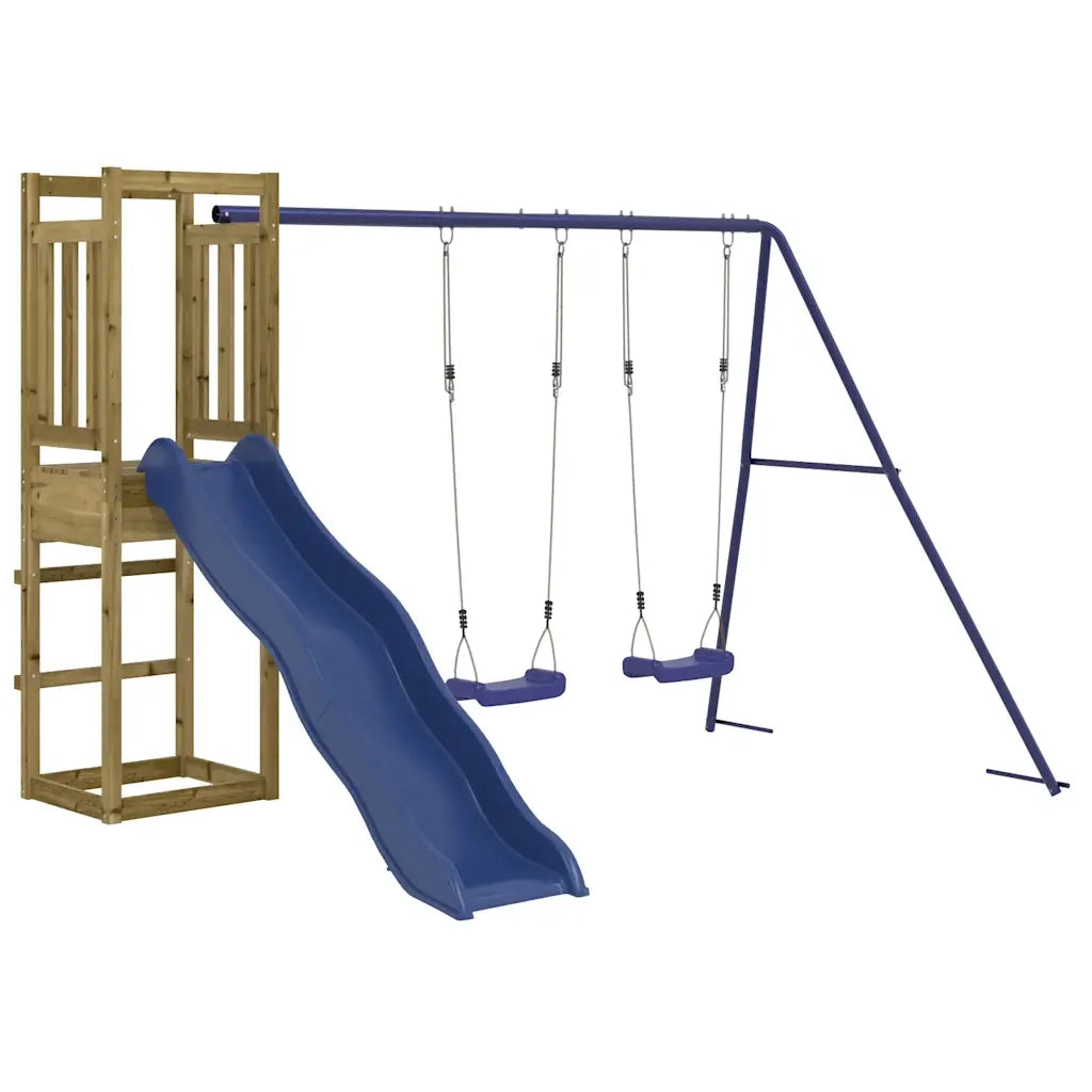 Set da Gioco da Esterno in Legno di Pino Impregnato CFW6252256