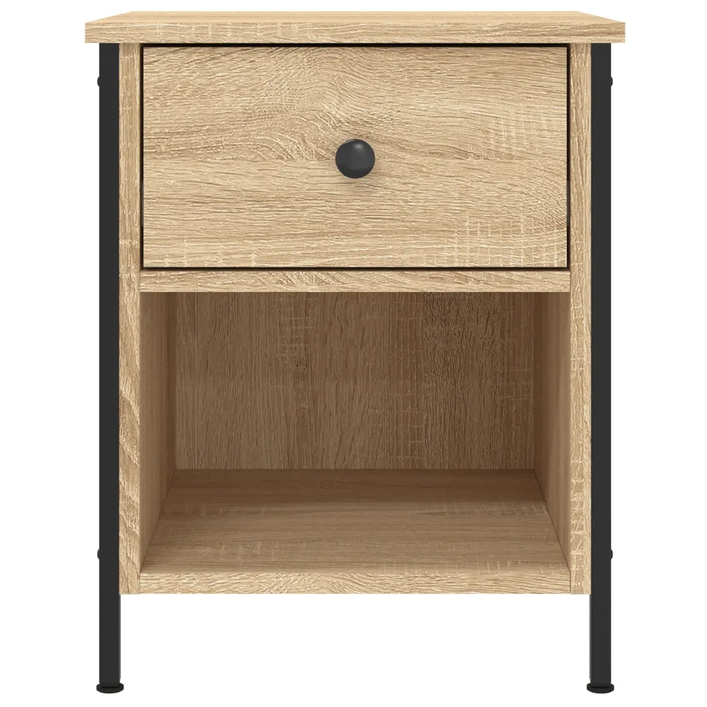Comodini 2 pz Rovere Sonoma 40x42x50 cm in Legno Multistrato 825936