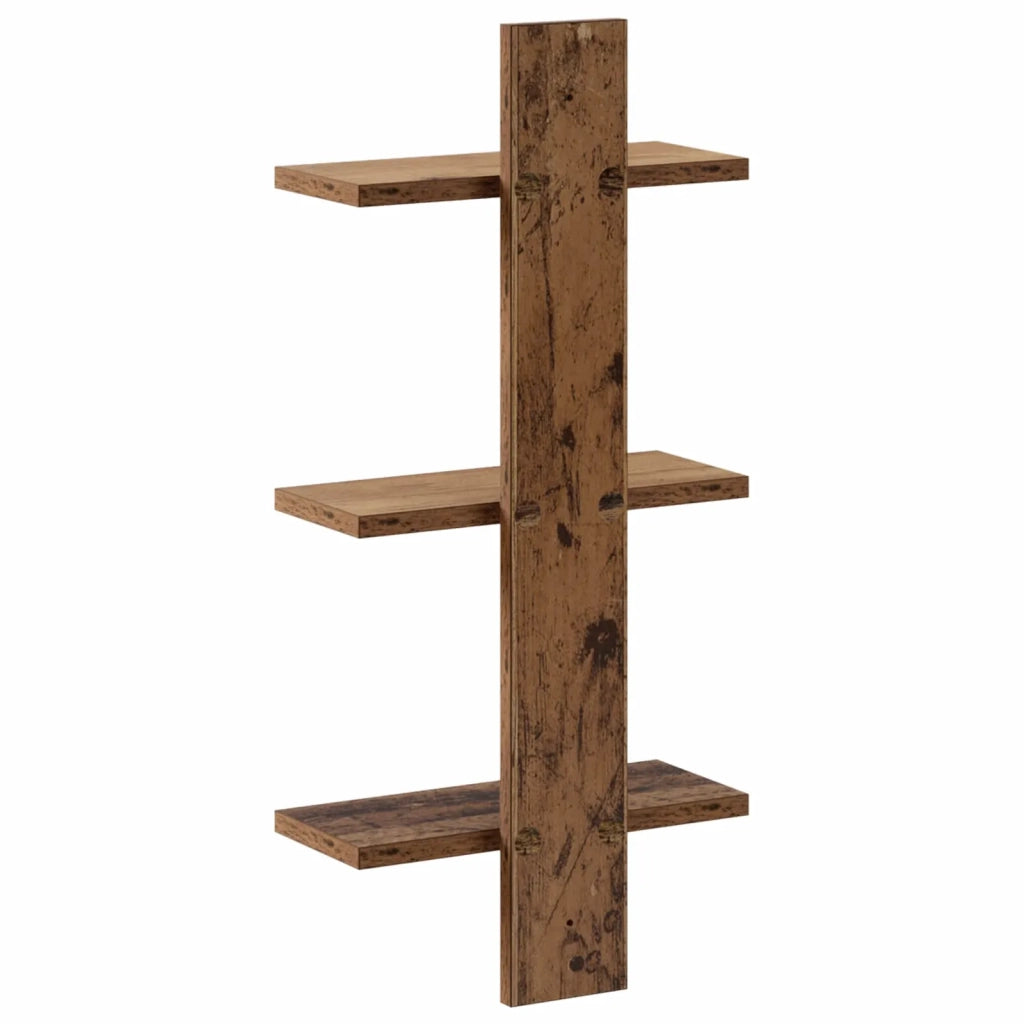 Scaffale da parete Legno di quercia 30 x 13.5 x 64.5 cm 8020319