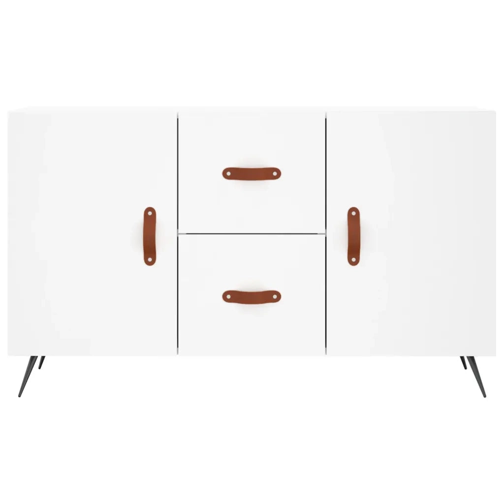 Credenza | Madia | Buffet da pranzo | Armadio da pranzo Bianca 100x36x60 cm in Legno Multistrato