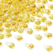 Kralen di cristallo 170 pezzi - Perle facciate 6mm - Realizzate con vetro di alta qualità - Per la creazione di accessori - Articoli per matrimoni - Scelta tra 12 colori